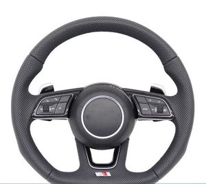 Customized Car Steering Wheel Cover Microfiber Leather For Audi A3 A4 Avant A5 A1 Sportback Q2 2016-2019