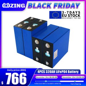 4-32PCS 3,2V Lifepo4 320Ah Batterie DIY Deep Cycle wiederaufladbare Batterien Pack für Wohnmobil-Solarsystem Komplette Zellen EU US zollfrei