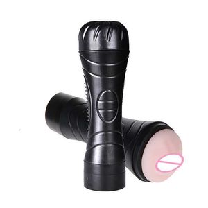 Sex Toy Massager Vibrator Rubber Vagina Automatic Vibration Stroker Flashlighting Adult Male Masturbator Cup Pocket Pussy s for Men