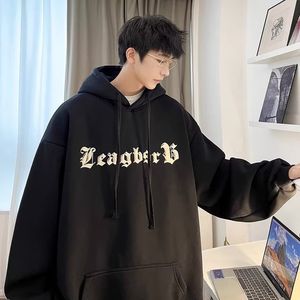 Gotik pole erkekler için büyük boy hoodies moda cadde giyim unisex sonbahar kazak hip hop erkek sweatshirt