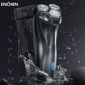 Barbeadores elétricos Enchen Blackstone 3 para homens 3D Corte de corte flutuante Máquina de barba Máquina de barba Razor recarregável USB 221203