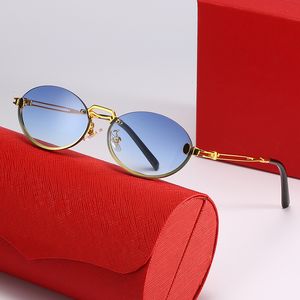 Bayan Vintage Yuvarlak Carti Güneş Gözlükleri Viraj Gözlük Burun Çerçevesi C Dekor Erkek Daire Gözlük Moda Metal Gözlükler için Polarize Tasarımcı Gözlük Güneş Gözlüğü