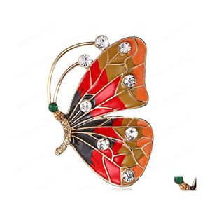 Булавки брошит бруши бабочки бабочки для женщин элегантные штифты насекомых винтажные моды Beautif Girls Good Gif