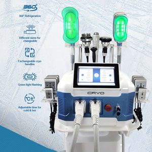 Profesjonalny 360 Cryolipoliza Fat Fat Freeze Lipo Cryo Cool Sculpting Tech Kształtowanie ciała Schotowanie Coolatculpulption Tłuszcz Częstotliwość radiowa RF Maszyna odchudzania