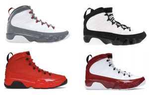 2022 Release Authentic 9 Fire Red Outdoor Shoes 9s Chili Red Gym University Blue White Cool Gray Men Sports sneakers met originele doos CT8019-162