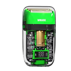 Barbeadores elétricos wmark ng-988 barbeador barbeador barba barba usb razor para a máquina de barbear de cabeça petroleiro push 221203