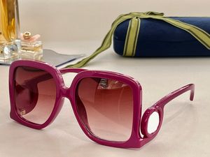 Hot vintage Summer Designer Solglasögon för kvinnor män retro fyrkantig stor ram glasögon för alla slags ansikten brevmönster tempel solglasögon coola glasögon