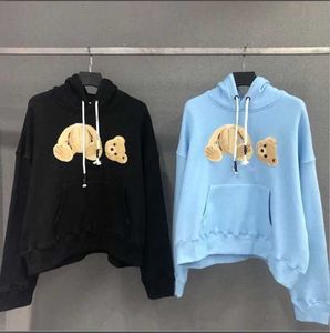 Felpe con cappuccio da uomo Felpe Nuova felpa con cappuccio moda Felpa Broken Bear Teddy Trendy Terry Explosion Maglione stile Uomo e Donna Taglia S-XL sdfsdf