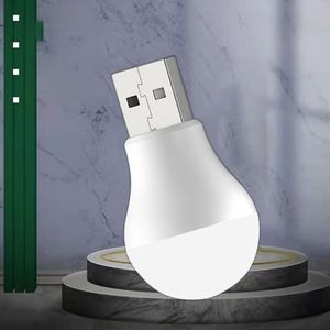 Sundries USB Plug Lamp Computer Mobile Power Charging USB Small Book Lamps LED Eye Protection Reading LightSmall Round LightNight Light WLL1853