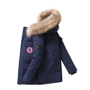 90%Down Jackets Men Winter Jacket Men Fashion Thick Warm Parkas Fur White Duck Down Coats Casual Man Waterproof Down Jackets