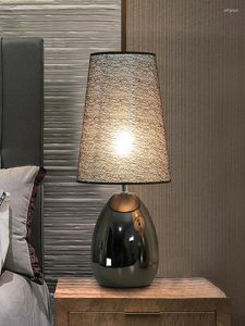 Настольные лампы простые сенсорные лампы творческая спальня спальня кровати легкая роскошная итальянская теплая гостиная декоративная