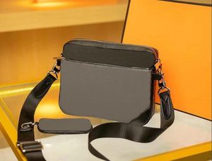 Designer män M69443 TRIO messenger bag axelväskor dam Väskor påse Mode Cross Body Lyxiga läder handväskor handväska crossbody plånbok