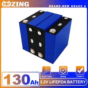 3.2V Lifepo4 130AH Battery Grade A Rechargeable Lithium Iron Phosphate Cell Deep Cycle Battery Pack Boat Golf Cart RV Forklift