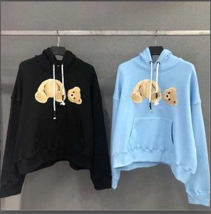 Felpe con cappuccio da uomo Felpe Nuova felpa con cappuccio moda Felpa Broken Bear Teddy Trendy Terry Explosion Maglione stile Uomo e Donna Taglia S-XL sdfsdfds