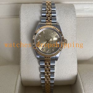 NF Factory V5 Lady Watch Times 28mm DateJust 279173 18K Dial Gold Dialga di tono meccanico Jubilee Asia 2813 Movimento di alta qualità Dono orologi da donna di alta qualità