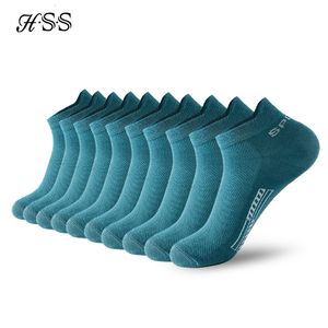 Men's Socks 10Pairs Organic Cotton Men Ankle Breathable Mesh Sports Casual Athletic Summer Thin Short Sock Plus Size EUR40 221202
