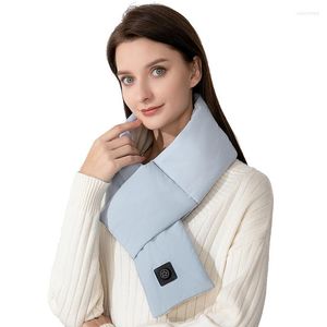 Filtar uppv￤rmning av halsduk Uppv￤rmd nacke USB Massage Electric Shawl Compress Warm Protection Present Model Filt