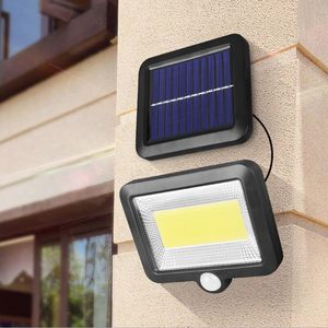Trädgårdsdekorationer Solar Light Outdoor Motion Sensor Ladda upp vägg Vattentät Emergency LED för gatuverandlampa 221202