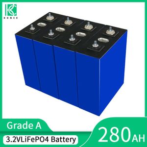 280AH LIFEPO4 Bateria de 3,2V Prismatic Alta Capacidade Grau A Fosfato de Ferro de Lítio para DIY 12V 24V 48V Vans RV Carrinho de golfe da grade