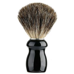 Makeup Tools rakborste Pure Badger Hair Shave Trähandtag Hållare Traditionell knut 25mm för män 221203