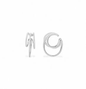 INS Neue Luxus-Edelschmuck-Ohrringe für Damen mit Anhänger, Gold-Herz-Halskette mit gravierten Perlen, Jewelri Ruby Sandman-Edelstahlarmband