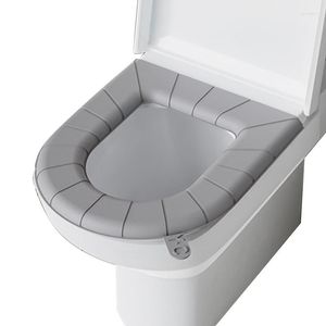 Toilet Seat Covers Cushion Waterproof Cover With Hanging Pad Fits Most Standard Bowls For Enhanced Comfort