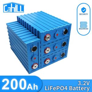 3,2 V 200 Ah Lifepo4-Batterie, wiederaufladbare Batterie, Lithium-Eisenphosphat-Kunststoff-Solarzellen, DIY für Boot, Golfwagen, Wohnmobil, LKW