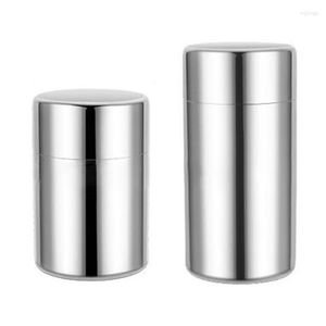 Storage Bottles Small Kitchen Canisters Reusable Tea Containers Portable Cookie Candy Box Tins With Sealed Double Lids