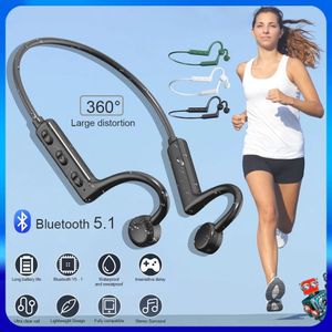 Conduzione aerea KS19 Cuffie Bluetooth senza fili Sport TWS Cuffie con archetto da collo Bluetooth Apparecchi acustici Auricolari Vivavoce con microfono