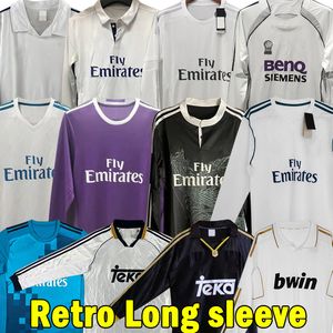1998 Retro Zidane R.Carlos Soccer Jerseys 2000 02 06 07 Real Madrids Football Shirts Redondo Morientes Raul McManaman 2012 14 15 16 17 18 Seedorf Seedorf M￤n uniformer