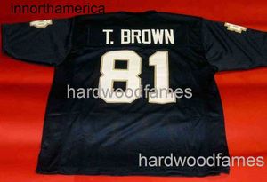 Custom Tim Brown #81 Jersey Stitched Adicione qualquer nome N￺mero Men Mulheres Juventude Tamanho XS-5xl 6xl