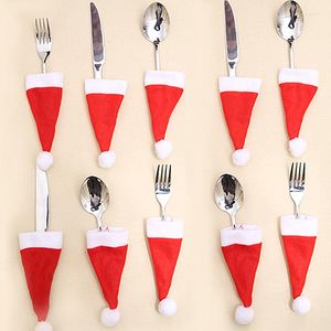 Christmas Decorations 2022 Home Decoration Accessories Kitchen Tableware Holde Holder Bag Hat