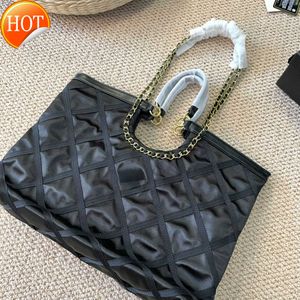 Women's Luxury Designer Handbags Single Shoulder Bags 2023 New High-end Texture Waterproof Nylon Fabric Diamond Shoulder Chain Tote Bag Factory Direct Sales