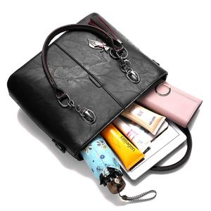 HBP Handtaschen Geldbörsen Damen PU-Leder Tragetasche Weiche Schultertasche Damen 1055