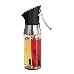 Herb Spice Tools 2in1 Stainless Steel Oil Sprayer Gravy Boats Spray Pot Vinegar Bottles Sauce Kitchen Cooking Tools Roast Bake Dispense Tool 221203