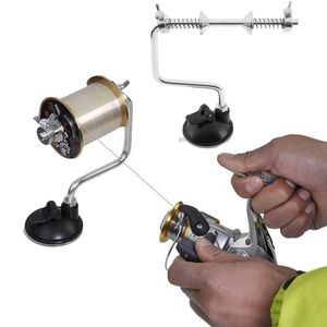 Baitcasting Reels Portable Fishing Line Winder System Reel Spooler Vacuum Spooling Winding Tackle Tools Accessori 221203