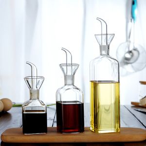 Herb Spice Tools High Borosilicate Glass Oil Pot Household Leakproof Vinegar s Kitchen Soy Sauce Tank Seasoning oil Bottle 221203