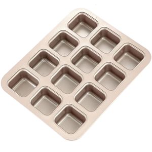 Soup Stock Pots Pan Baking Loaf Mini Muffin Bread Cake Pans Molds Tray Tin Meatloaf Bakeware Brownie Kitchen Square Cupcake Small Toast Mould 221203
