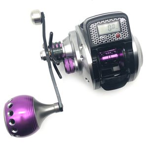 Baitcasting Reels 161BB Line Counter Baitcasting Reel Digital Display Electronic Fishing Wheel Trolling 63 1 Ratio 10kg Max Drag Casting Reels 221203