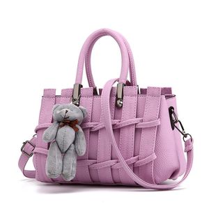 HBP сумочка кошелек женские сумочки кошельки мессенджеры, кожаные мешки на плечах, милая сумка для покупок, фиолетовый феминина 1012