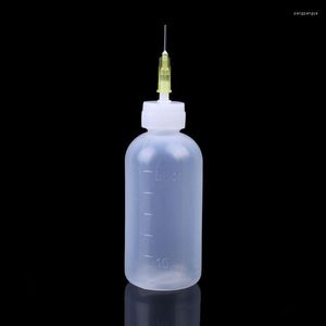 Storage Bottles 1pc 50ml Clear Liquid Bottle For Rosin Solder Flux Paste With 1 Needle