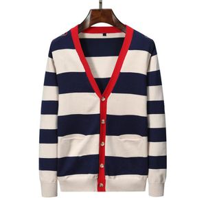 남자 스웨터 202gg 가을 가을 겨울 뉴 니트 가디건 스웨터 패션 디자이너 브랜드 남자와 여자 스웨터