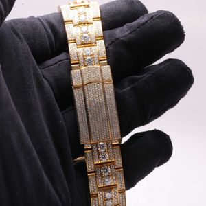 Zegarek na rękę na rękę na rękę Diamond Luksusowy zegarek męski ręcznie robiony producent biżuterii Natural Diamond W.