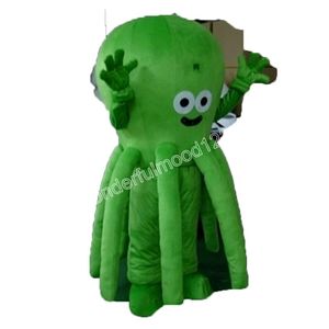 Performance Octopus Mascot Costumes Carnival Hallowen presenter unisex utomhus reklamdr￤kt kostym semester firande tecknad karakt￤r kl￤der