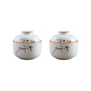 Soup Stock Pots Mini Ceramic Rooster Soup Cup Retro Stew Cup With Lid Steamed Egg Bowl Household Kitchen Dessert Cake Cooking Dinnerware 221203