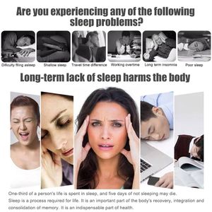 マッサージャーヘッドマッサージャーヘッドマッサージャー電気頭痛と片頭痛のリリーフ理学療法アンティエステレス不眠症リラックス療法睡眠モニター