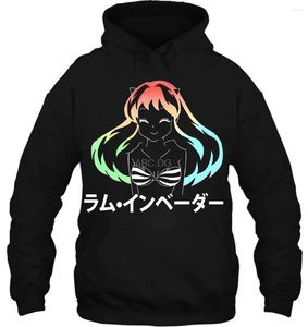 Hoodies dos homens Homens Hoodie Mulheres Camisola Ranma LUM INVADER Preto Ver Engraçado S 6XL Gráfico 100