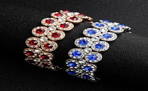 Wholesale 2019 Cheap Bridal Bracelets Accessories Bridal Jewelry Sets Rhinestone Formal Brides Accessories Bangles Cuffs6482401