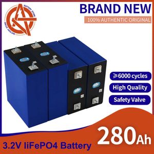 Recargable 3.2V 280Ah 1/4/16PCS Lifepo4 Battery Pack Grade A Lithium Iron Phosphate Prismatic New Solar Cells for Boat Golf Cart