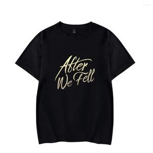 メンズTシャツ私たちが落ちた後のTshirtユニセックスOネック夏半袖男性女性ハラジュクストリートウェア2022アメリカン映画ファッション服